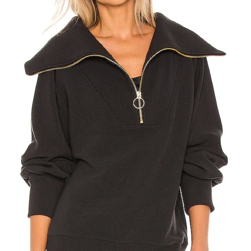 Varley Vine Pullover in Black - Picture 2 of 5